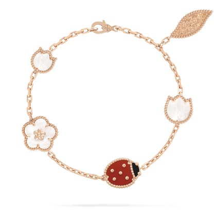 [Luxe Jewelry]LUCKY SPRING 5 MOTIF BRACELET