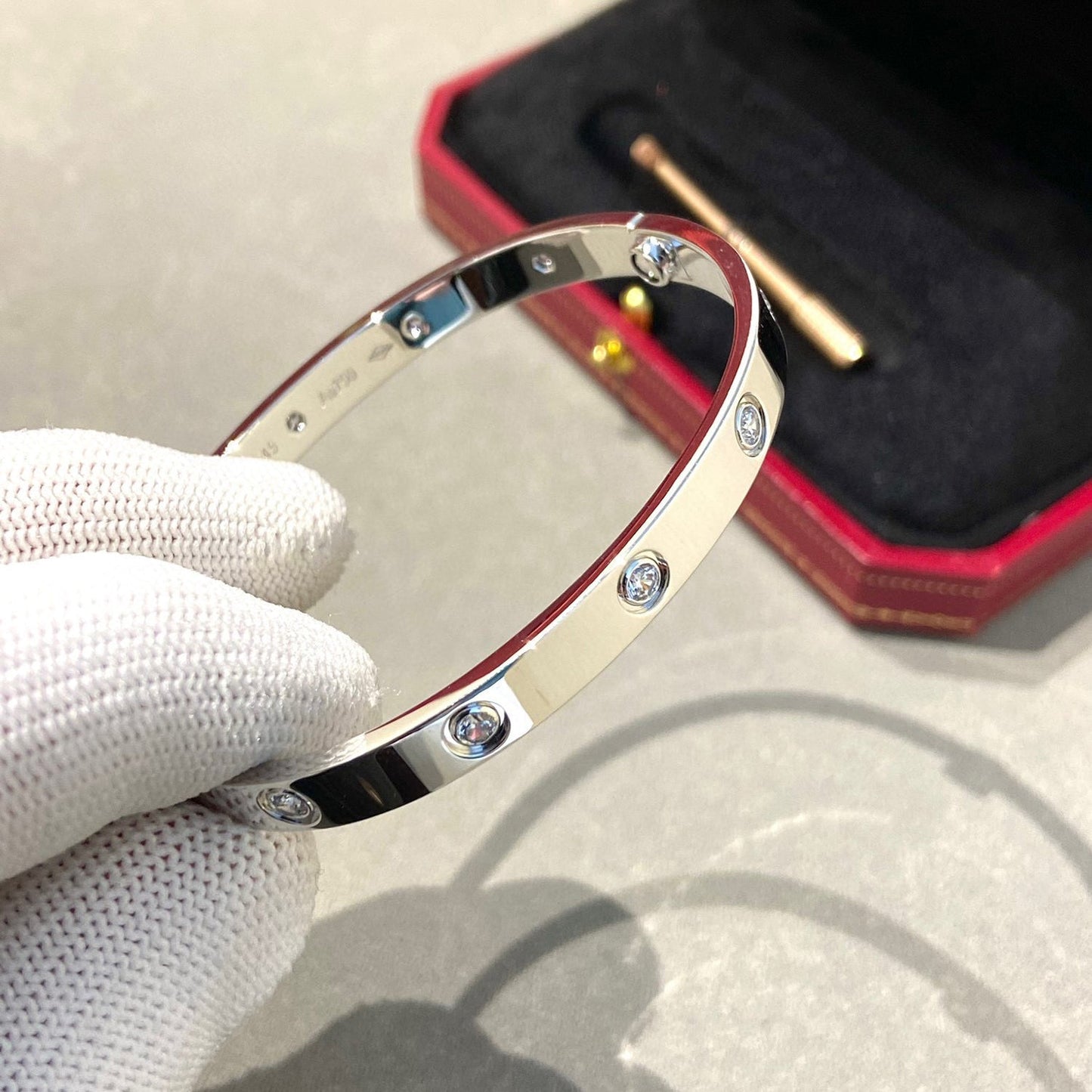 [Luxe Jewelry]LOVE BRACELET 6.1MM 10 DIAMONDS