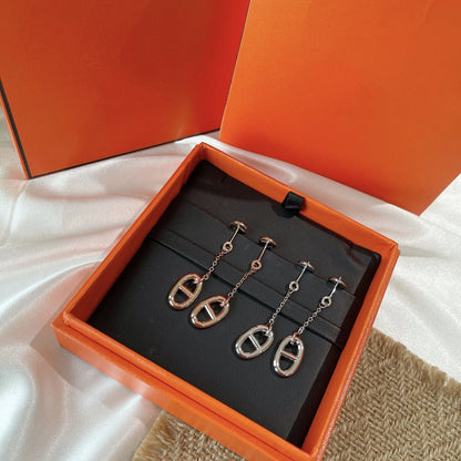 [Luxe Jewelry]CHAINE TASSEL EARRINGS