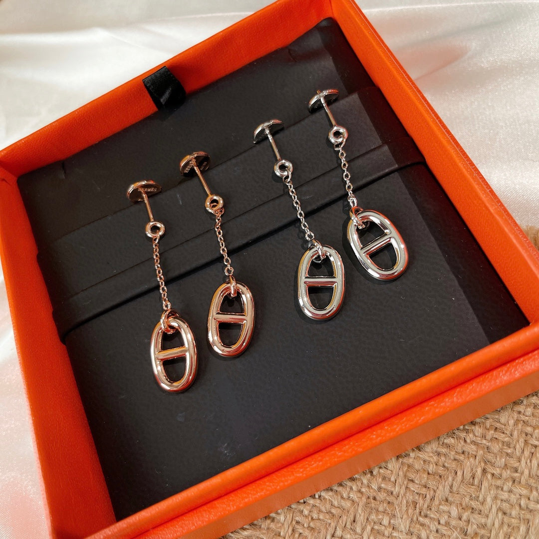 [Luxe Jewelry]CHAINE TASSEL EARRINGS