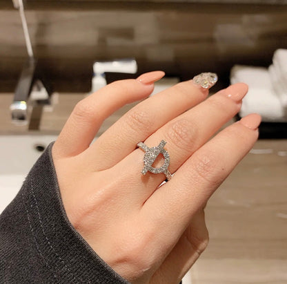 [Luxe Jewelry]ECHAPPEE RING SILVER DIAMOND