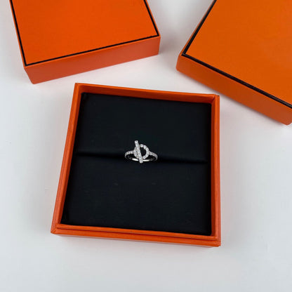 [Luxe Jewelry]ECHAPPEE RING SILVER DIAMOND