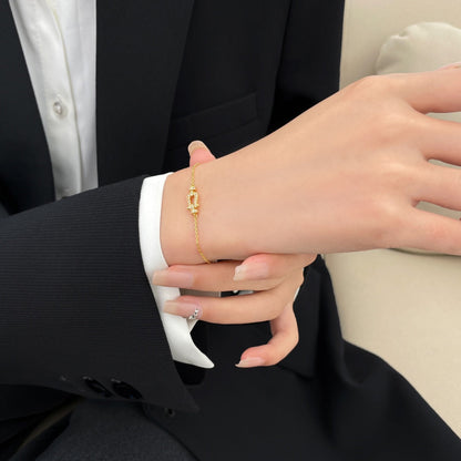 [Luxe Jewelry]FORCE 10 SMALL CHAIN BRACELET