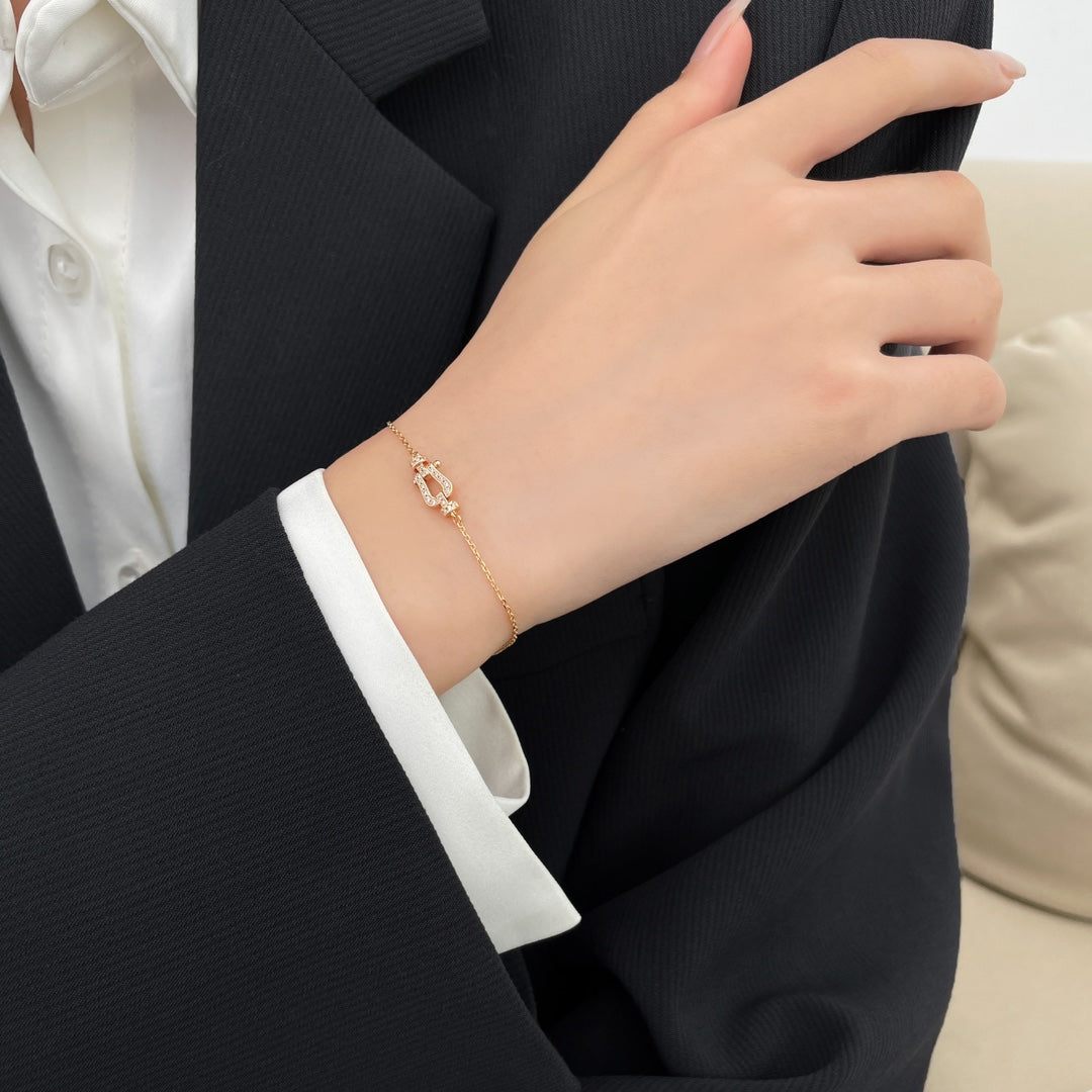[Luxe Jewelry]FORCE 10 SMALL CHAIN BRACELET