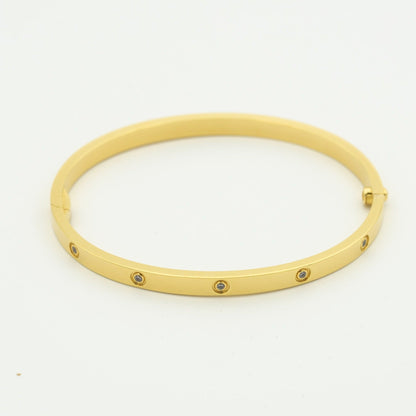 [Luxe Jewelry]LOVE BRACELET 3.65MM 10 DIAMONDS