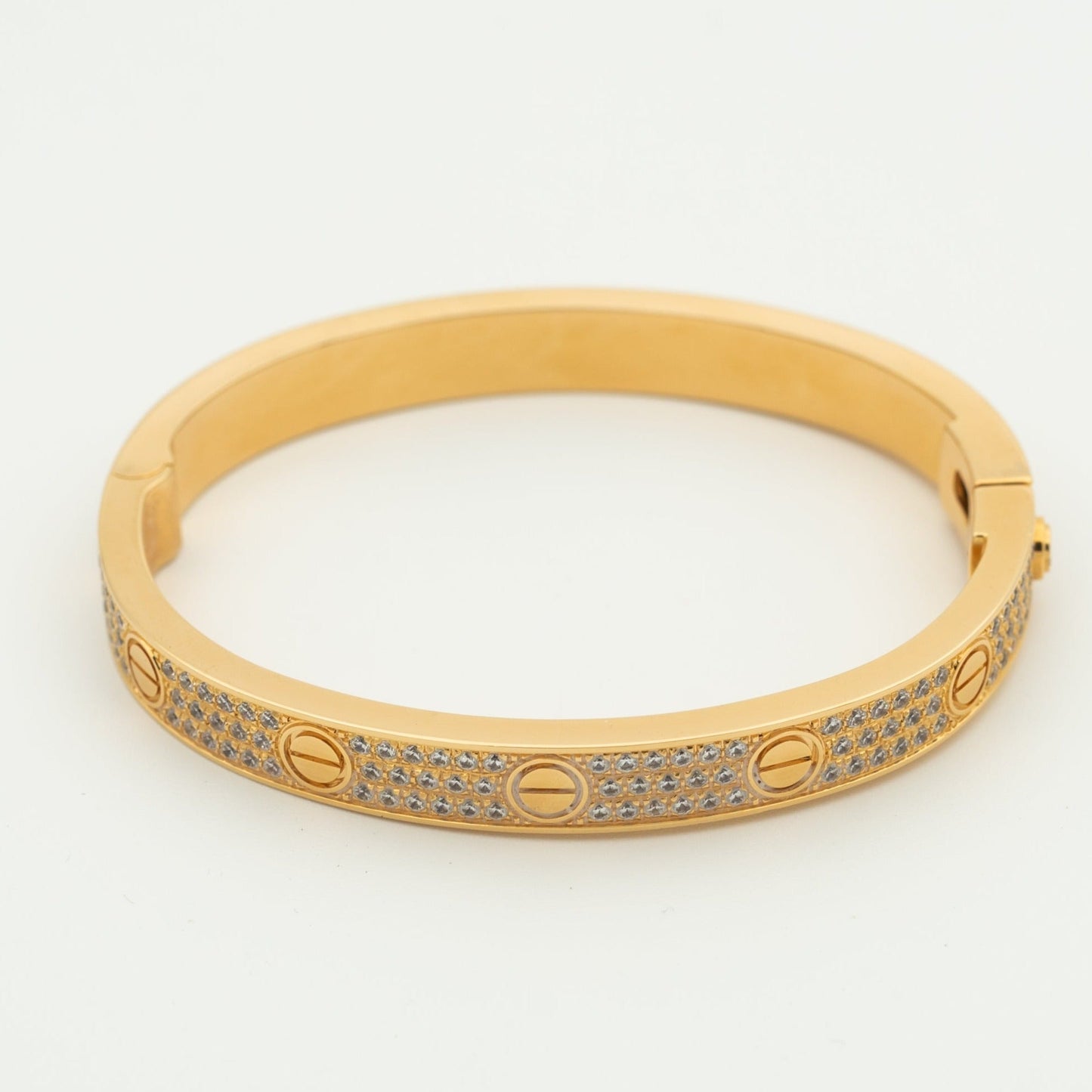 [Luxe Jewelry]LOVE BRACELET 6.1MM DIAMOND-PAVED