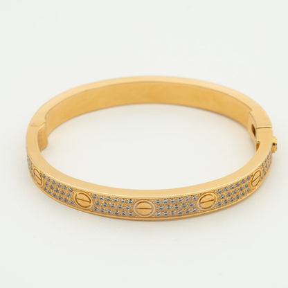 [Luxe Jewelry]LOVE BRACELET 6.1MM DIAMOND-PAVED
