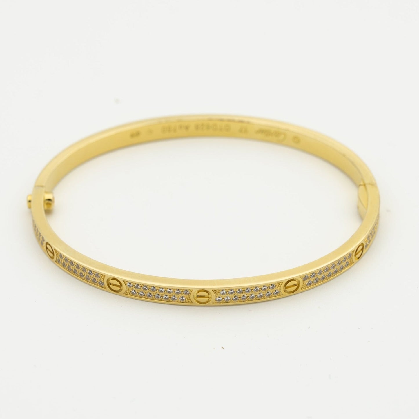 [Luxe Jewelry]LOVE BRACELET 3.65MM DIAMOND-PAVED