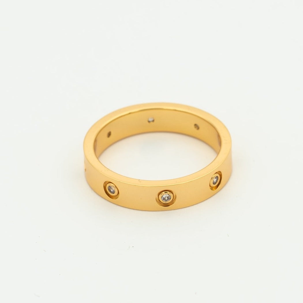 [Luxe Jewelry]LOVE RING 3.6MM 8 DIAMONDS