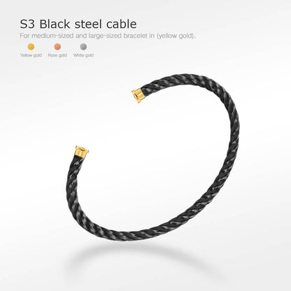 [Luxe Jewelry]FORCE SERIES BRACELET CABLES 50 CHOICES (DIY SELECTION)