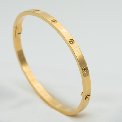 [Luxe Jewelry]LOVE BRACELET 3.65MM 10 DIAMONDS