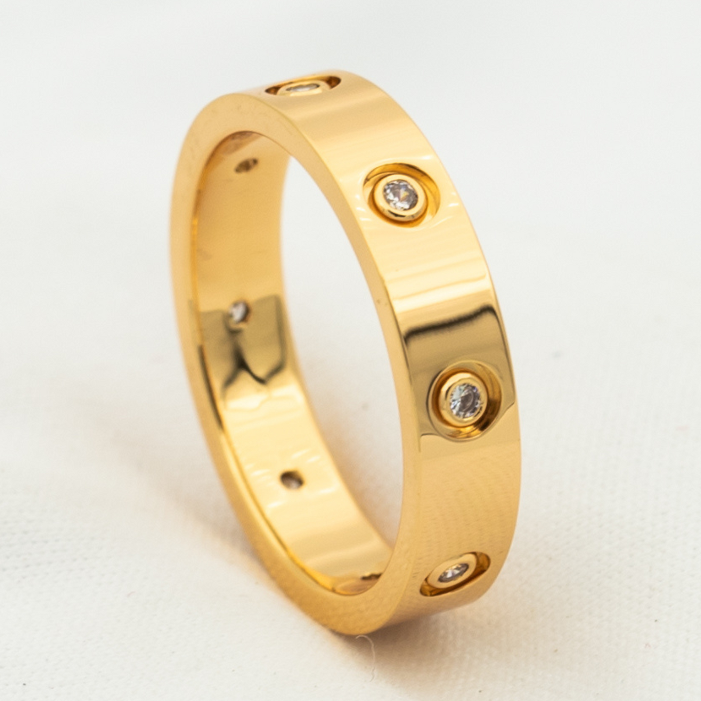 [Luxe Jewelry]LOVE RING 3.6MM 8 DIAMONDS