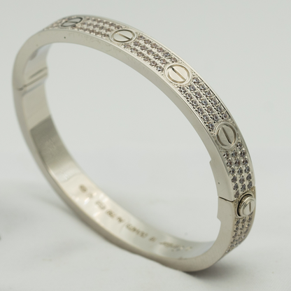 [Luxe Jewelry]LOVE BRACELET 6.1MM DIAMOND-PAVED