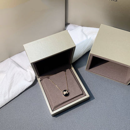 [Luxe Jewelry]JEUX DE PINK GOLD DIAMOND NECKLACE