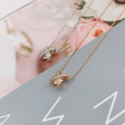 [Luxe Jewelry]JEUX DE DIAMOND NECKLACE