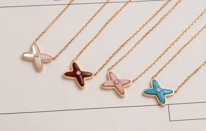 [Luxe Jewelry]JEUX DE NECKLACE 1 DIAMOND