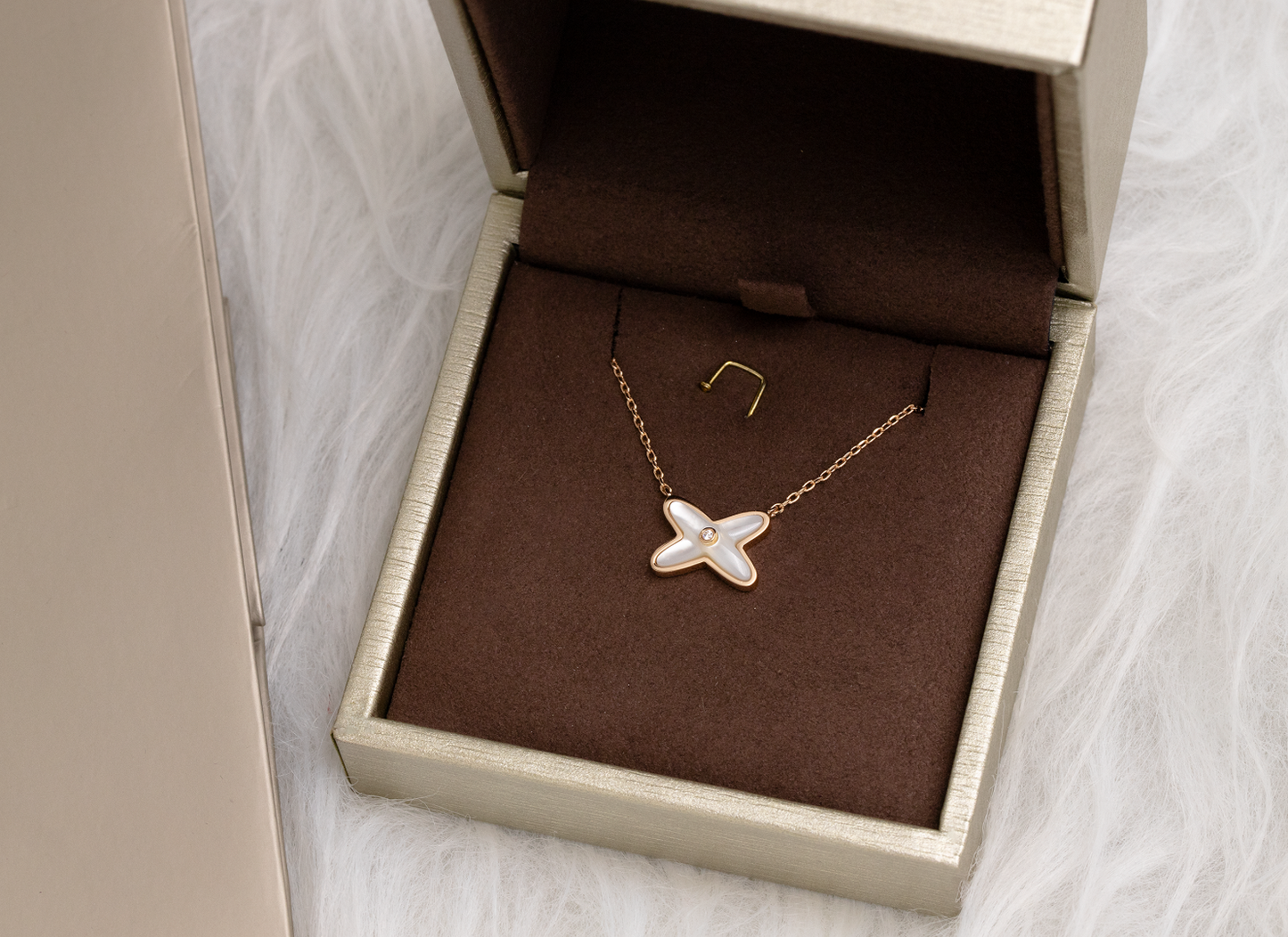 [Luxe Jewelry]JEUX DE NECKLACE 1 DIAMOND