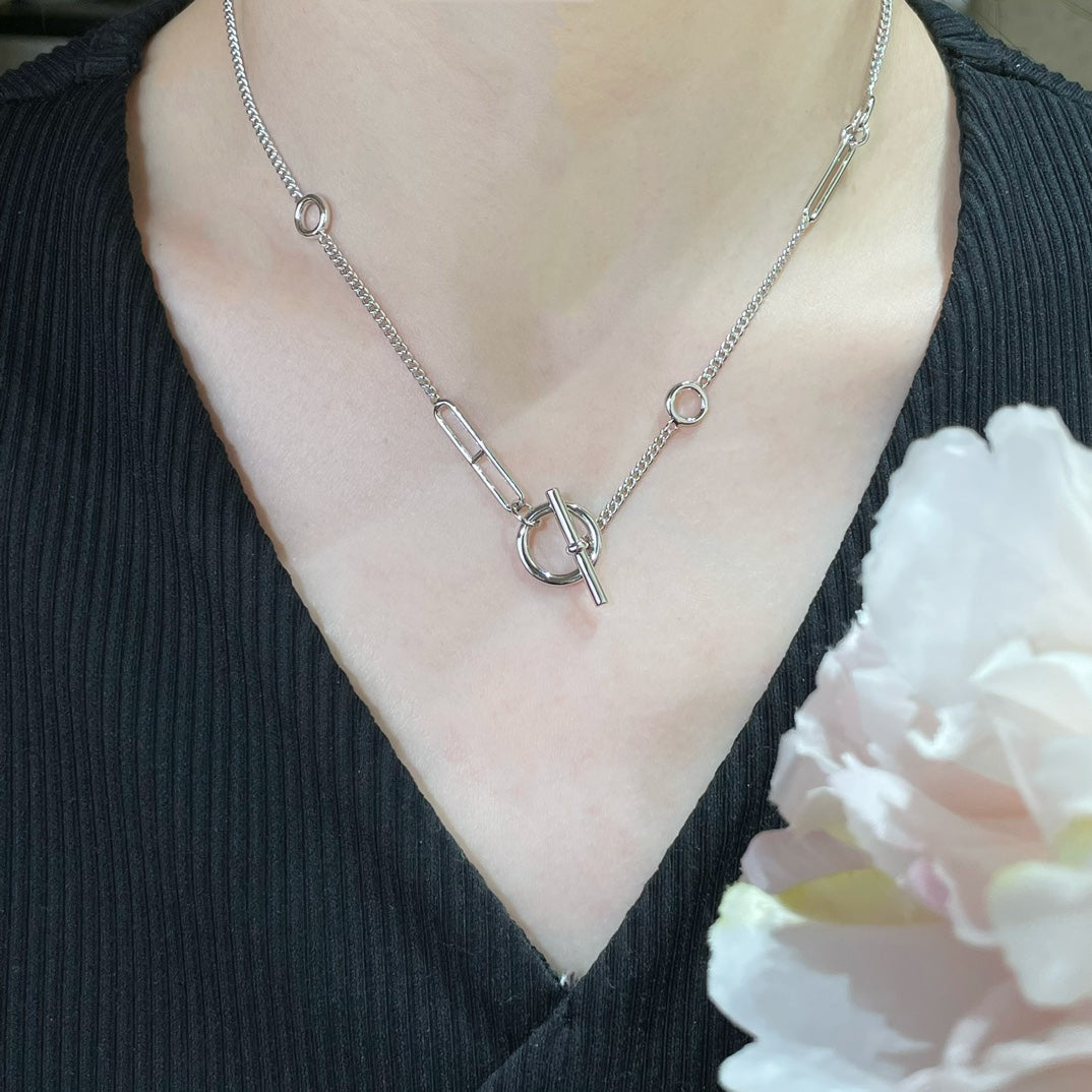 [Luxe Jewelry]HM STERLING CHAINE D'ANCRE HEART