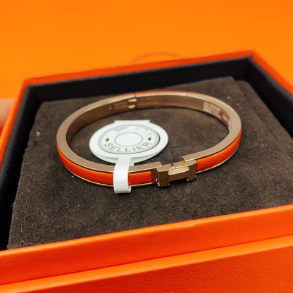 [Luxe Jewelry]CLASSIC HM CLIC RED 8MM ENAMEL BRACELET