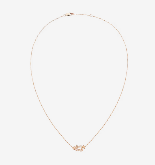 [Luxe Jewelry]FORCE 10 DIAMOND PINK GOLD NECKLACE MINI MODEL