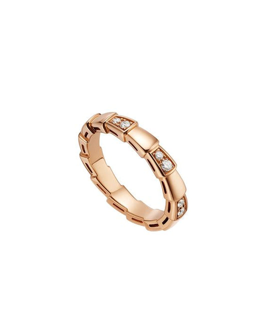 [Luxe Jewelry]SERPENTI RING PINK GOLD  3MM