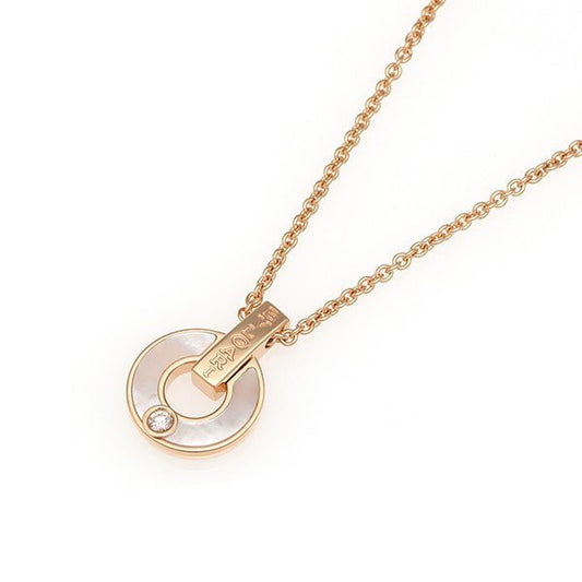 [Luxe Jewelry]GARI NECKLACE PINK GOLD MOP