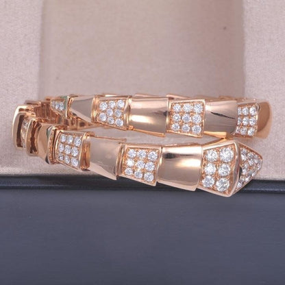 [Luxe Jewelry]SERPENTI BRACELET PINK GOLD DIAMOND