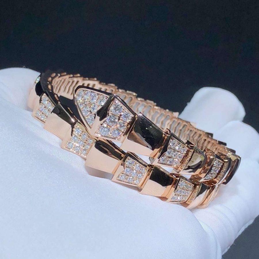 [Luxe Jewelry]SERPENTI BRACELET PINK GOLD DIAMOND