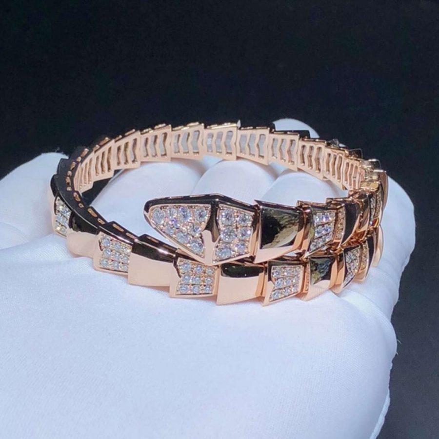 [Luxe Jewelry]SERPENTI BRACELET PINK GOLD DIAMOND