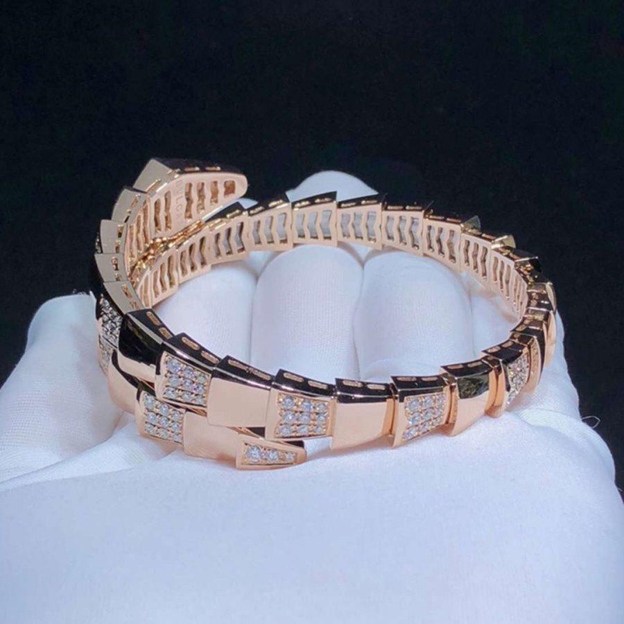 [Luxe Jewelry]SERPENTI BRACELET PINK GOLD DIAMOND