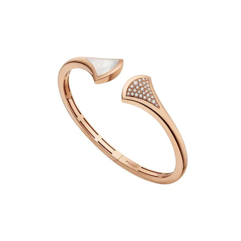[Luxe Jewelry]DREAM BRACELET OPEN PINK GOLD MOP DIAMOND
