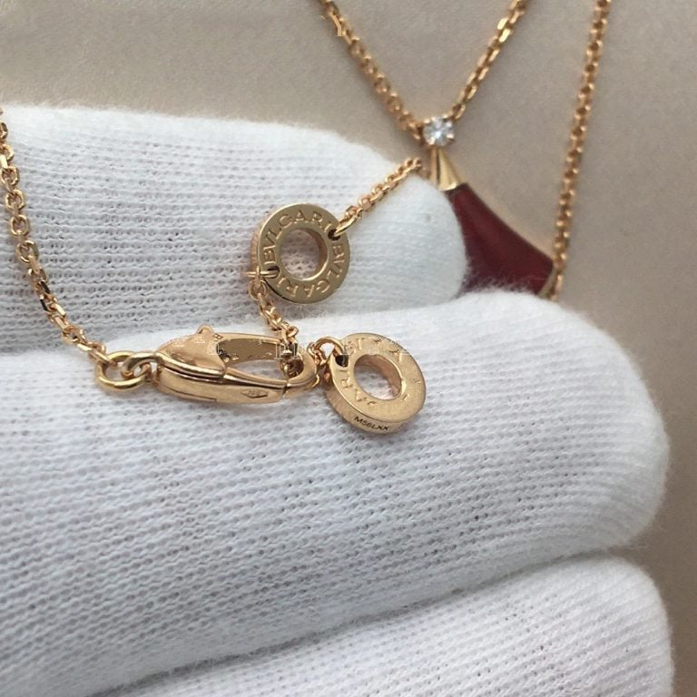 [Luxe Jewelry]DREAM NECKLACE CARNELIAN 1 DIAMOND