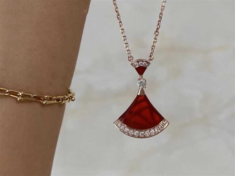 [Luxe Jewelry]DREAM NECKLACE CARNELIAN DIAMOND