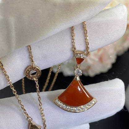 [Luxe Jewelry]DREAM NECKLACE CARNELIAN DIAMOND