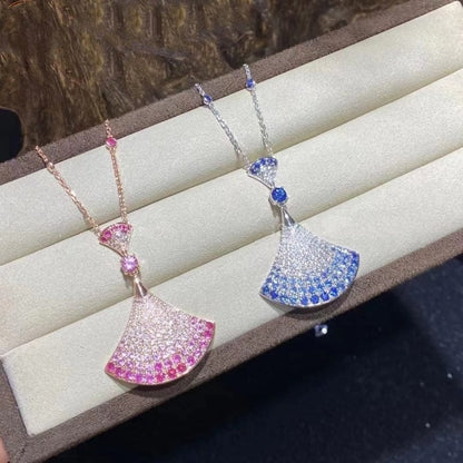 [Luxe Jewelry]DREAM NECKLACE AGATE SILVER DIAMOND