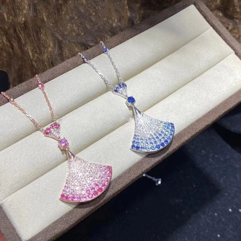 [Luxe Jewelry]DREAM NECKLACE AGATE SILVER DIAMOND