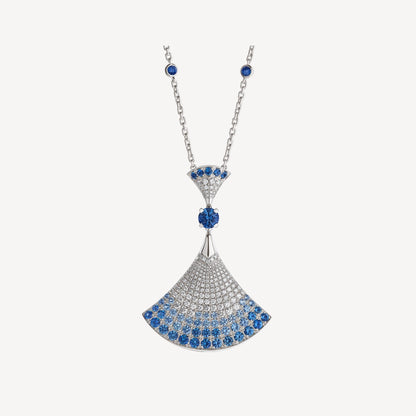 [Luxe Jewelry]DREAM NECKLACE AGATE SILVER DIAMOND