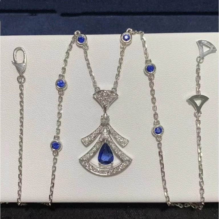 [Luxe Jewelry]DREAM NECKLACE AGATE DIAMOND SILVER