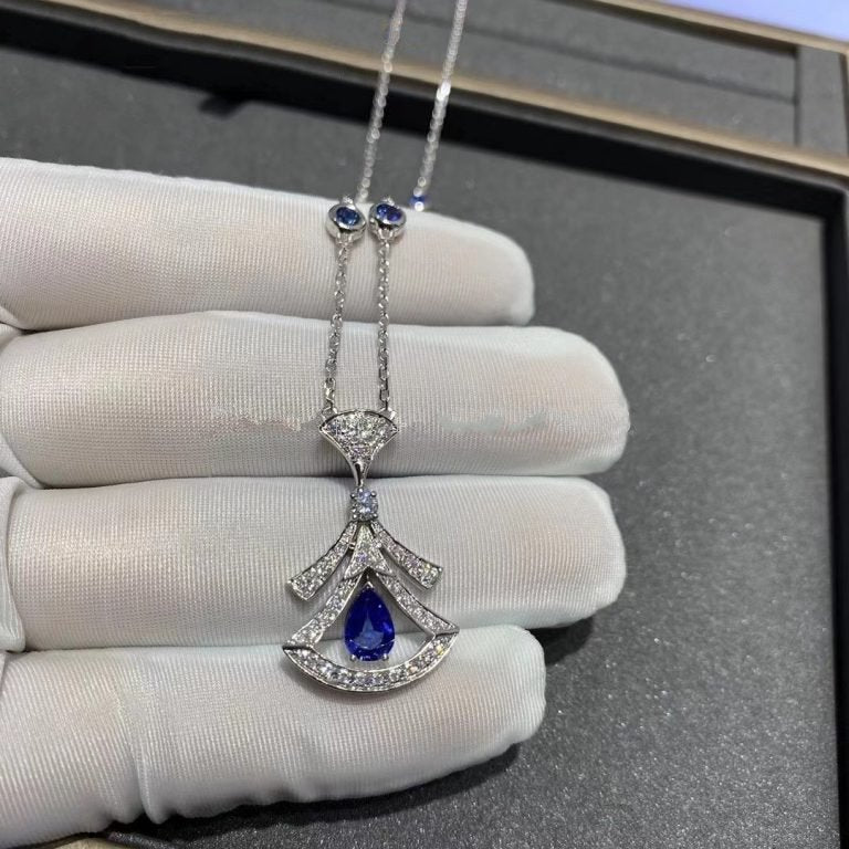 [Luxe Jewelry]DREAM NECKLACE AGATE DIAMOND SILVER