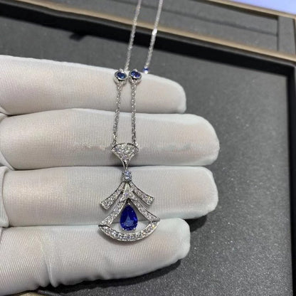 [Luxe Jewelry]DREAM NECKLACE AGATE DIAMOND SILVER