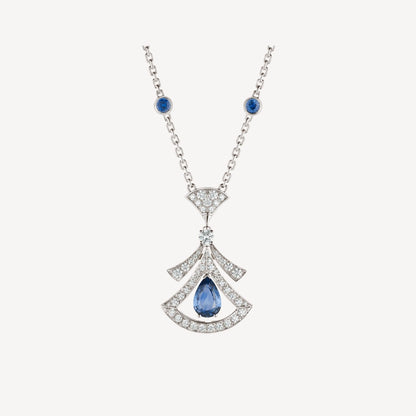 [Luxe Jewelry]DREAM NECKLACE AGATE DIAMOND SILVER