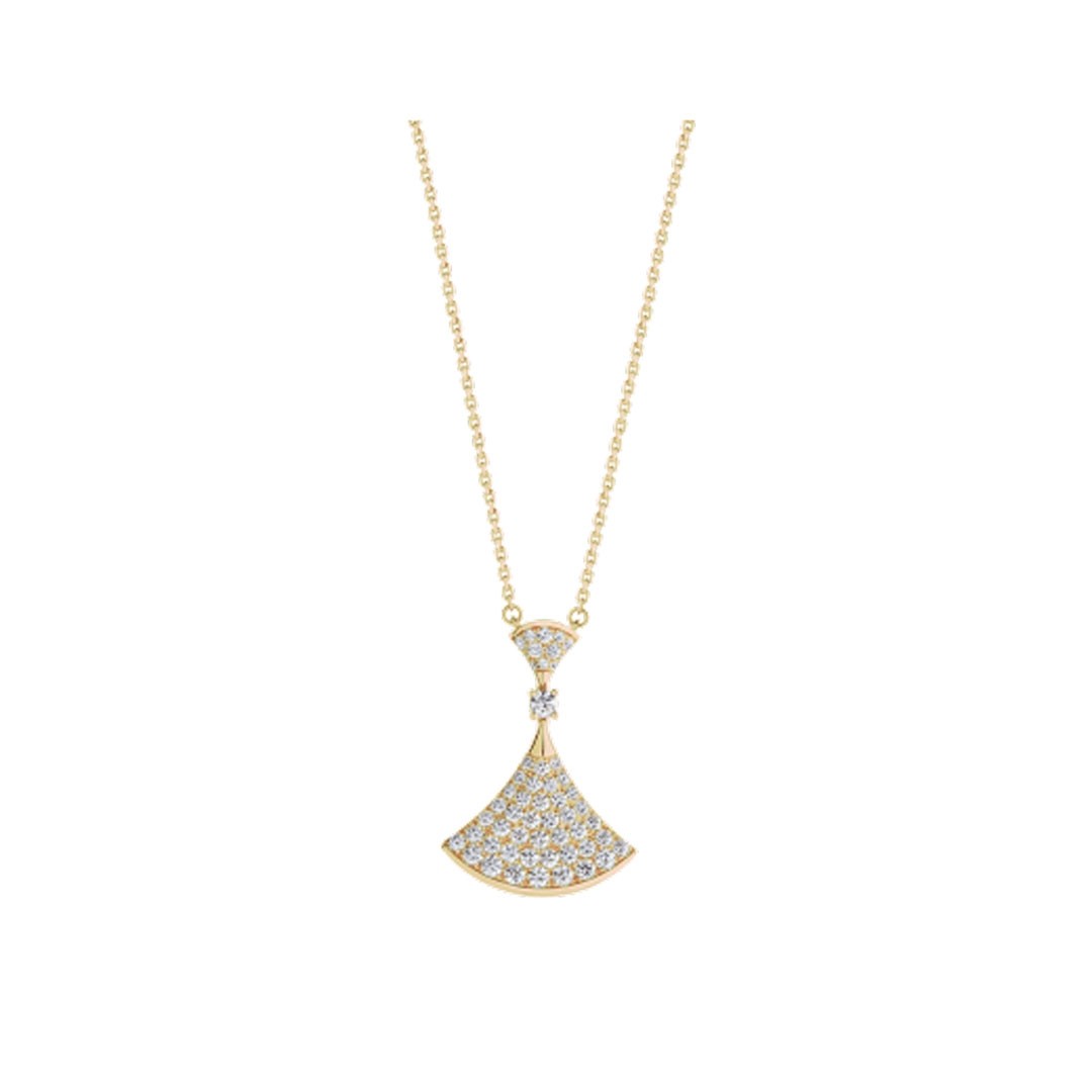 [Luxe Jewelry]DREAM NECKLACE GOLD FULL DIAMOND