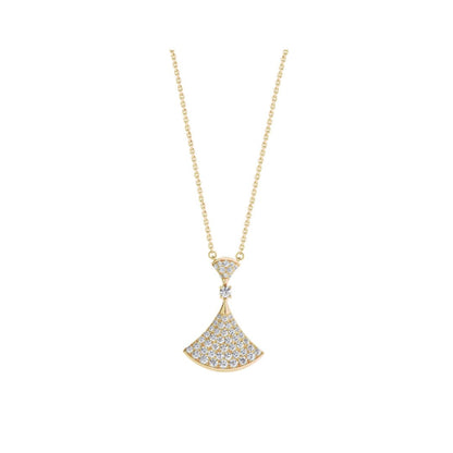[Luxe Jewelry]DREAM NECKLACE GOLD FULL DIAMOND
