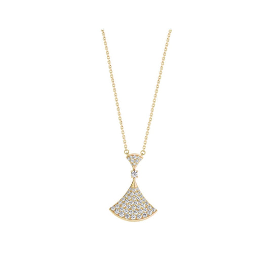 [Luxe Jewelry]DREAM NECKLACE GOLD FULL DIAMOND
