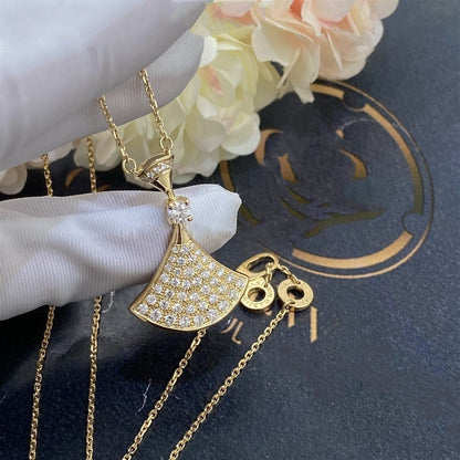 [Luxe Jewelry]DREAM NECKLACE GOLD FULL DIAMOND