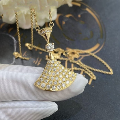[Luxe Jewelry]DREAM NECKLACE GOLD FULL DIAMOND
