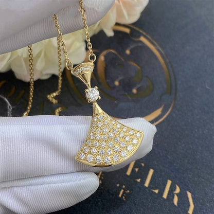 [Luxe Jewelry]DREAM NECKLACE GOLD FULL DIAMOND