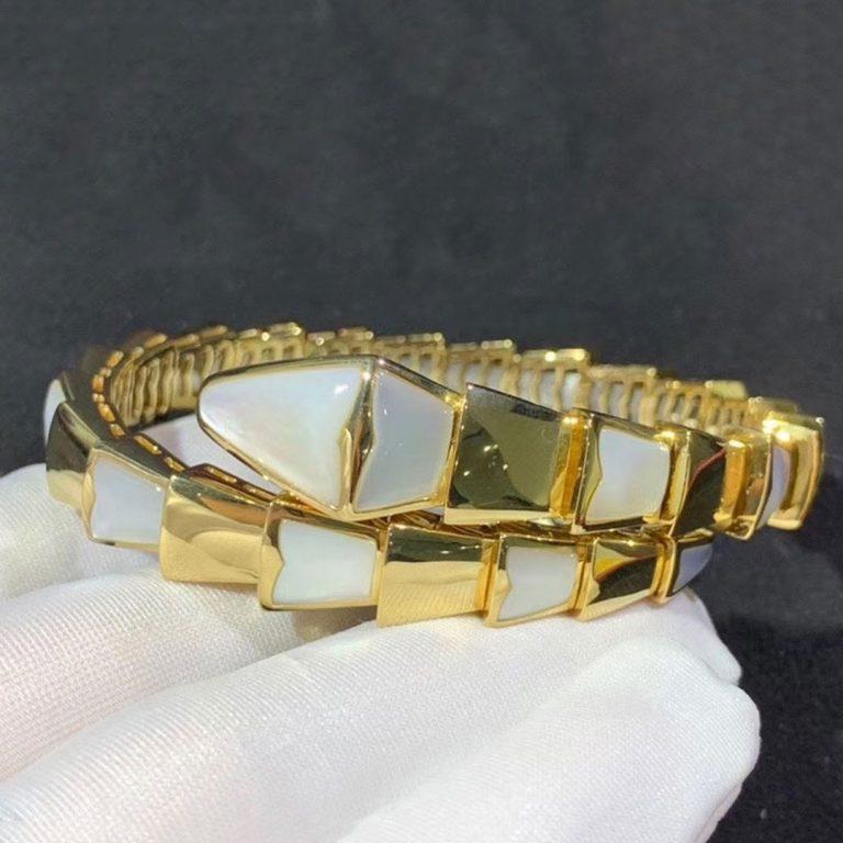[Luxe Jewelry]SERPENTI BRACELET MOP GOLD