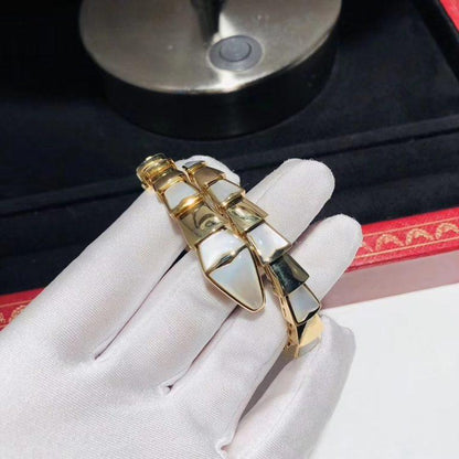[Luxe Jewelry]SERPENTI BRACELET MOP GOLD