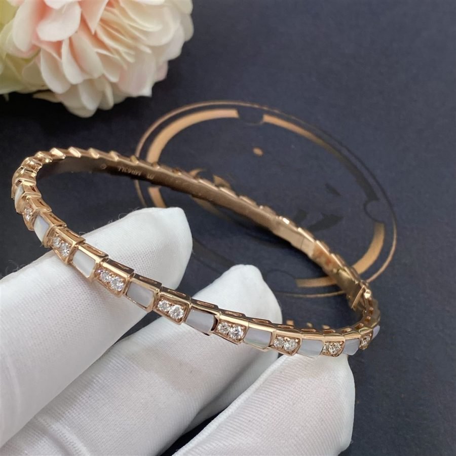 [Luxe Jewelry]SERPENTI BRACELET PINK GOLD MOP DIAMOND